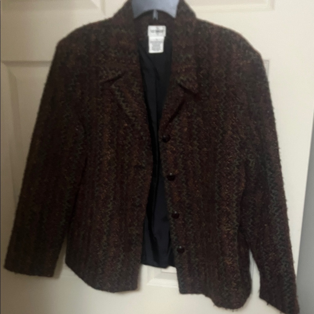 Liz Baker Multicolor Textured Jacket
